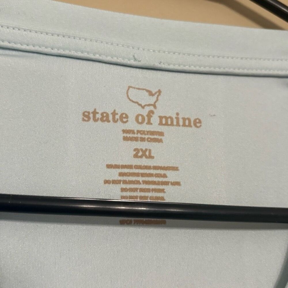 State of Mine Unisex Turquoise Blue Long Sleeve Minnesota Shirt 2XL - Picture 5 of 6